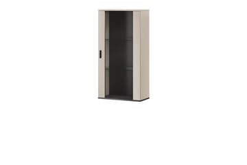 Lyrosen Vitrinskåp 60x112 cm - Beige - Oppbevaring - Skap - Vitrineskap