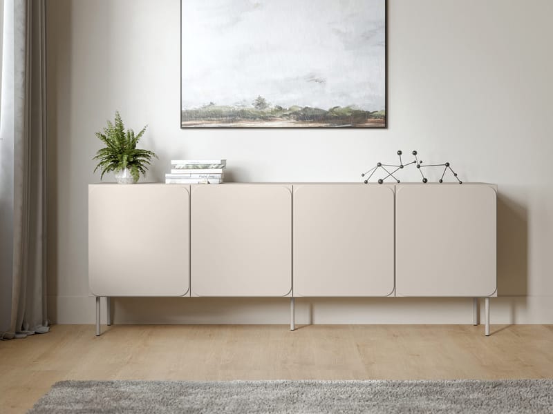 Marros Skjenk 200 cm - Beige - Oppbevaring - Oppbevaringsmøbler - Sideboard & skjenker