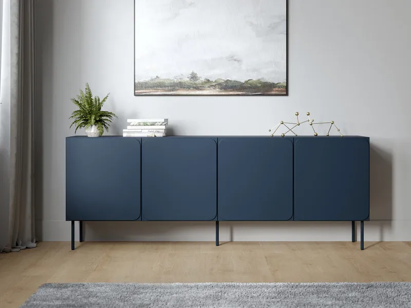 Marros Skjenk 200 cm - Blå - Oppbevaring - Oppbevaringsmøbler - Sideboard & skjenker
