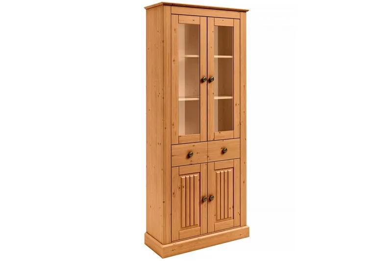 Mille Vitrineskap 78x182 cm, Brun