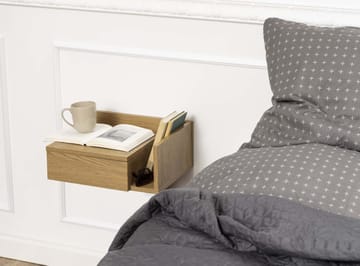 Nattbord HOME4YOU Ashlan 40x32xh16,5 cm Natur - Natur (vill eik-look) - Oppbevaring - Skap - Oppbevaringsskap