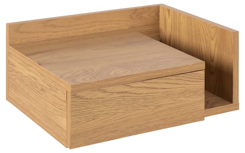 Nattbord HOME4YOU Ashlan 40x32xh16,5 cm Natur - Natur (vill eik-look) - Oppbevaring - Skap - Oppbevaringsskap