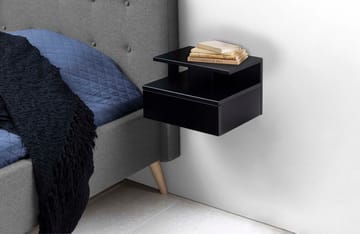 Nattbord HOME4YOU Bord Ashlan svart - svart - Oppbevaring - Skap - Oppbevaringsskap