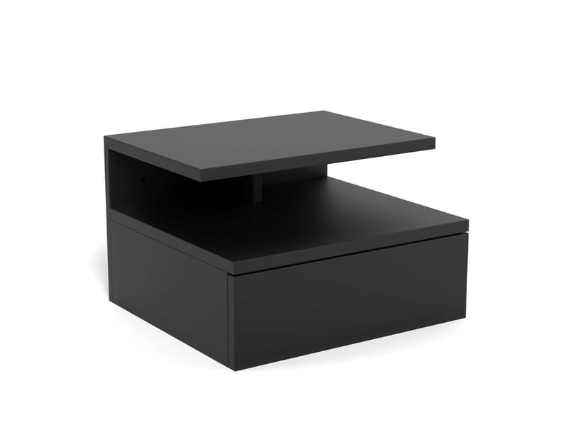 Nattbord HOME4YOU Bord Ashlan svart, svart