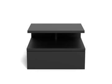 Nattbord HOME4YOU Bord Ashlan svart - svart - Oppbevaring - Skap - Oppbevaringsskap