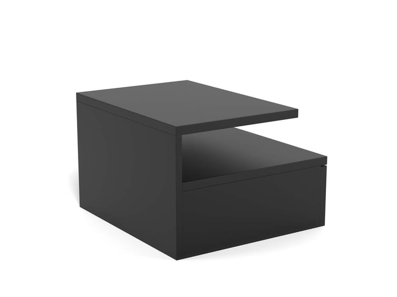 Nattbord HOME4YOU Bord Ashlan svart - svart - Oppbevaring - Skap - Oppbevaringsskap