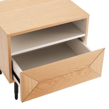 Nattbord HOME4YOU Nate 50x40x50 cm eik - beige - Oppbevaring - Skap - Oppbevaringsskap