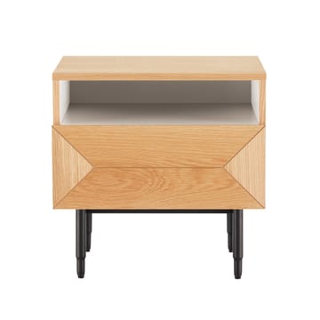 Nattbord HOME4YOU Nate 50x40x50 cm eik - beige - Oppbevaring - Skap - Oppbevaringsskap