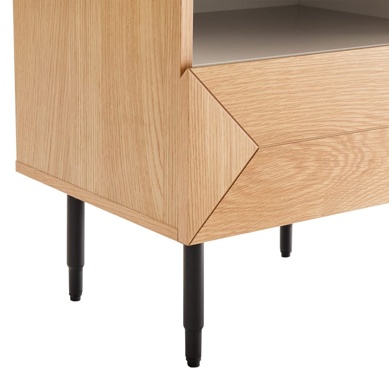 Nattbord HOME4YOU Nate 50x40x50 cm eik - beige - Oppbevaring - Skap - Oppbevaringsskap