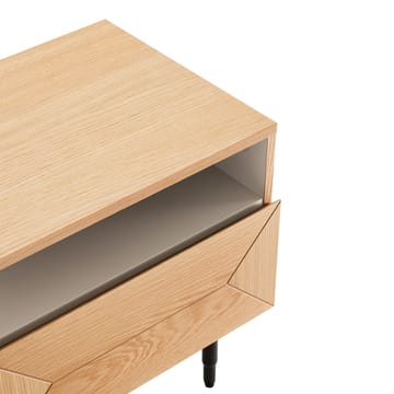 Nattbord HOME4YOU Nate 50x40x50 cm eik - beige - Oppbevaring - Skap - Oppbevaringsskap
