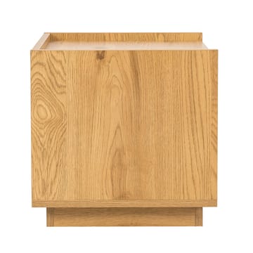 Nattbord HOME4YOU Sacha 50x40x40 cm melamin med eikebark - brun - Oppbevaring - Skap - Oppbevaringsskap