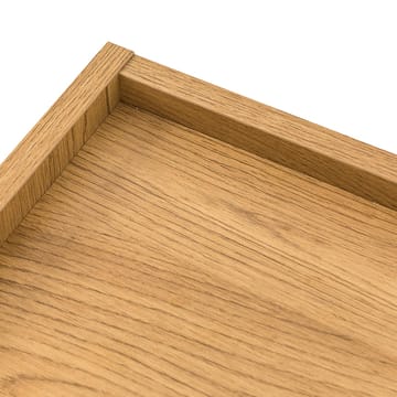 Nattbord HOME4YOU Sacha 50x40x40 cm melamin med eikebark - brun - Oppbevaring - Skap - Oppbevaringsskap