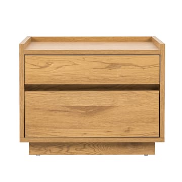 Nattbord HOME4YOU Sacha 50x40x40 cm melamin med eikebark - brun - Oppbevaring - Skap - Oppbevaringsskap