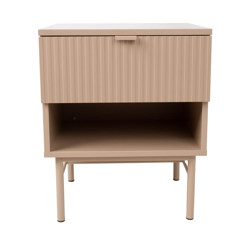 Nattbord HOME4YOU Sequence 45x40x55 cm Cappuccino - Cappuccino - Oppbevaring - Skap - Oppbevaringsskap