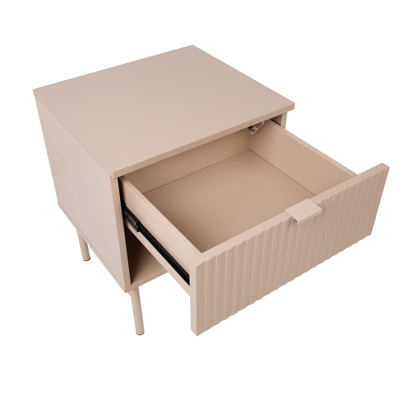 Nattbord HOME4YOU Sequence 45x40x55 cm Cappuccino - Cappuccino - Oppbevaring - Skap - Oppbevaringsskap