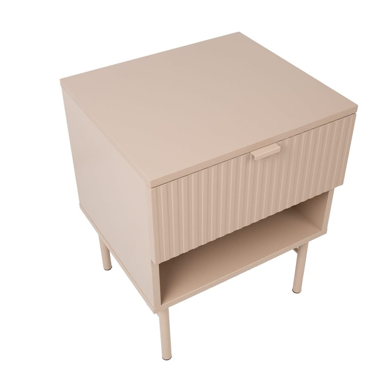 Nattbord HOME4YOU Sequence 45x40x55 cm Cappuccino - Cappuccino - Oppbevaring - Skap - Oppbevaringsskap