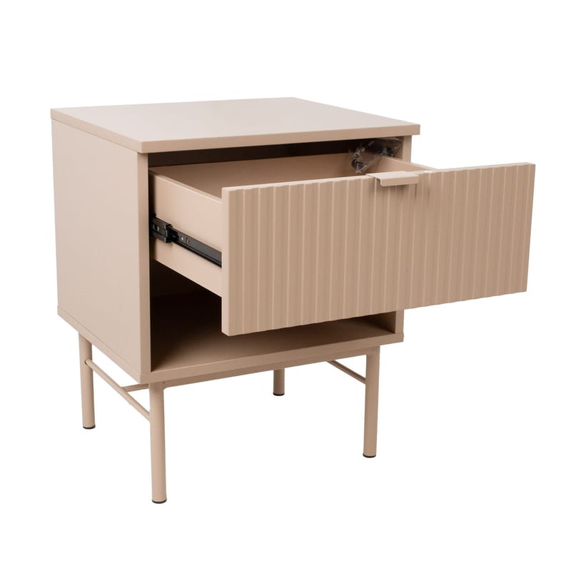 Nattbord HOME4YOU Sequence 45x40x55 cm Cappuccino - Cappuccino - Oppbevaring - Skap - Oppbevaringsskap