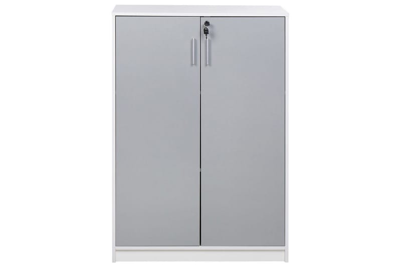 Oppbevaringsenhet Zehna Grå, hvit, 80x40x117 cm - Grå, hvit, 80x40x117 cm - Oppbevaring - Skap - Oppbevaringsskap
