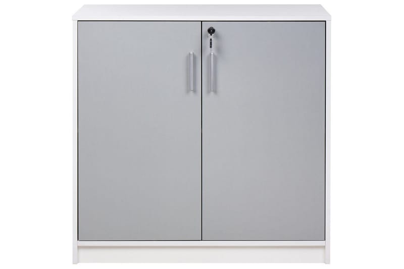 Oppbevaringsenhet Zehna Grå, hvit, 80x40x80 cm - Grå, hvit, 80x40x80 cm - Oppbevaring - Skap - Oppbevaringsskap