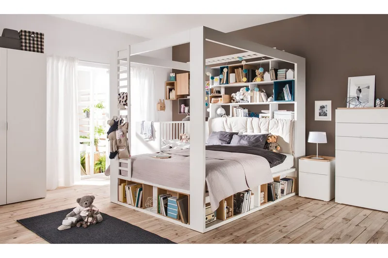 4You Skap Hvit/Tre/Natur - VOX - Oppbevaring - Skap - Oppbevaringsskap