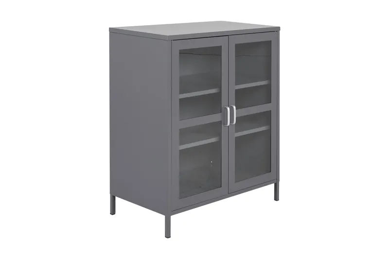 Acero Oppbevaringsskap Lavt, Lys grå