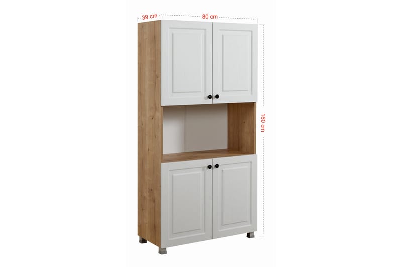 Andifli Oppbevaringsskap 80x160 cm - Blå - Oppbevaring - Skap - Oppbevaringsskap