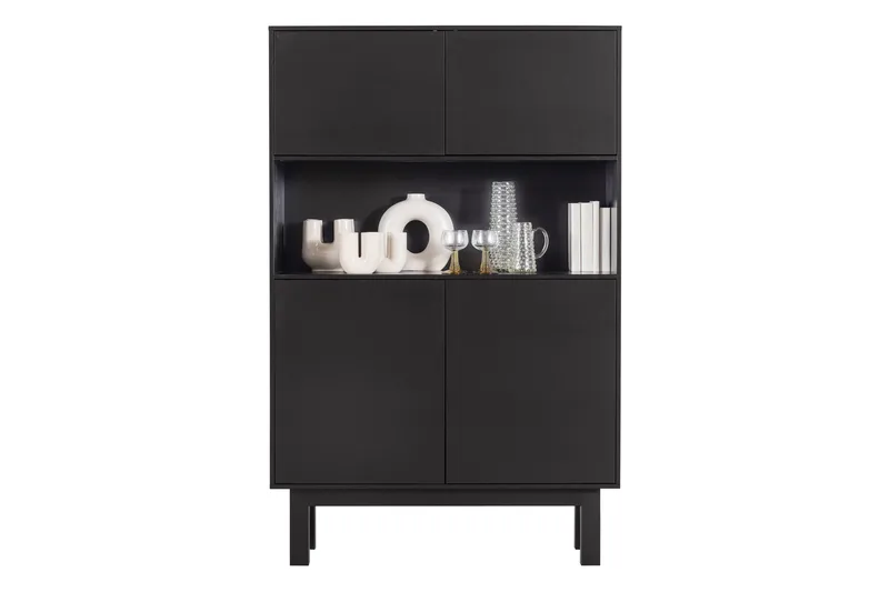 Arteksio Highboard 40x100 cm - Svart - Oppbevaring - Skap - Oppbevaringsskap