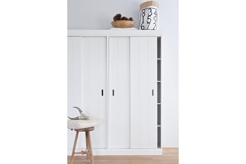 Aspasia Oppbevaringsskap 85 cm - Hvit Furu - Oppbevaring - Skap - Oppbevaringsskap