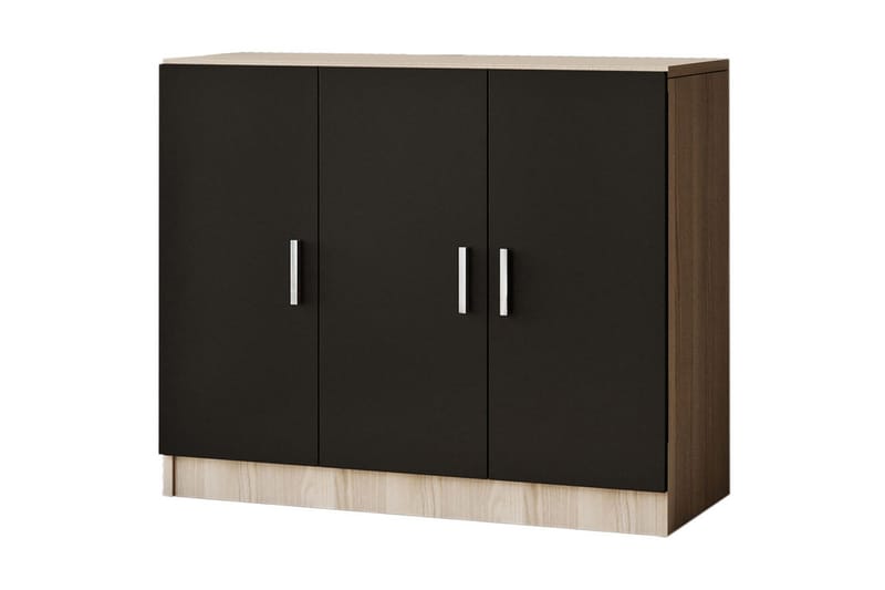 Barrock Highboard 38x89 cm - Natur/Svart - Oppbevaring - Skap - Oppbevaringsskap
