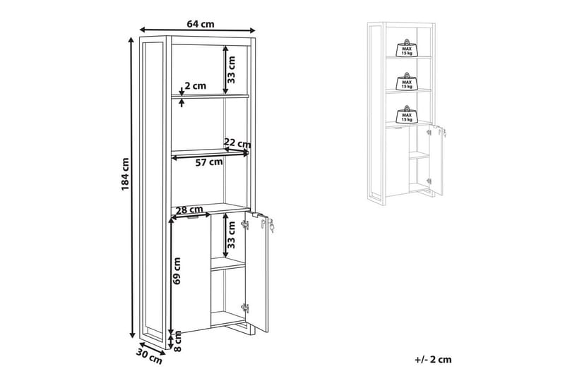 Bokhylle Johnson - Oppbevaring - Hyller - Bokhylle