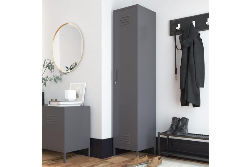 Bradford Highboard Grå - Dorel Home - Oppbevaring - Skap - Oppbevaringsskap