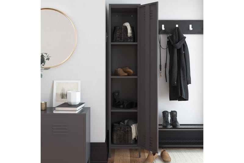 Bradford Highboard Grå - Dorel Home - Oppbevaring - Skap - Oppbevaringsskap