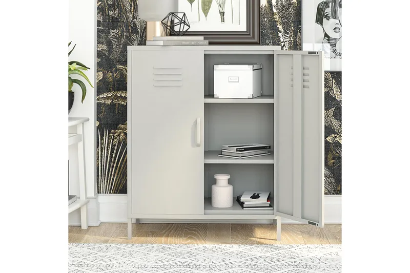 Bradford Highboard Hvit - Dorel Home - Oppbevaring - Skap - Oppbevaringsskap
