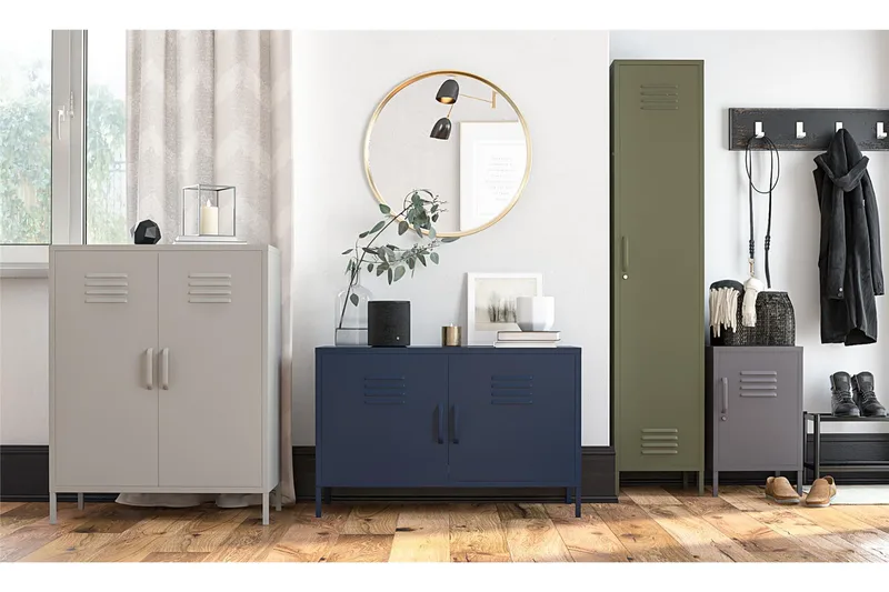 Bradford Highboard Hvit - Dorel Home - Oppbevaring - Skap - Oppbevaringsskap