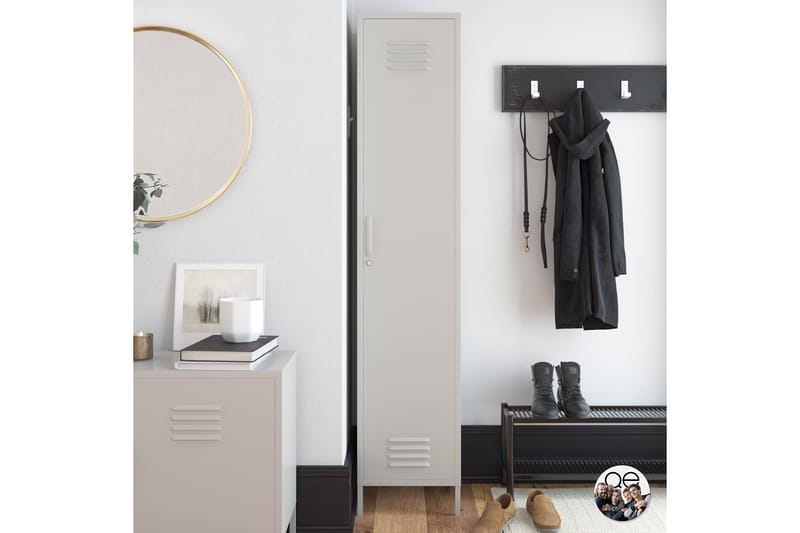 Bradford Highboard Lysegrå - Dorel Home - Oppbevaring - Skap - Oppbevaringsskap