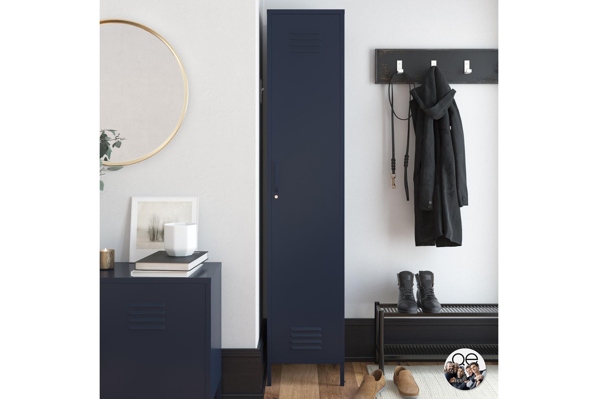 Bradford Highboard Mørkeblå - Dorel Home