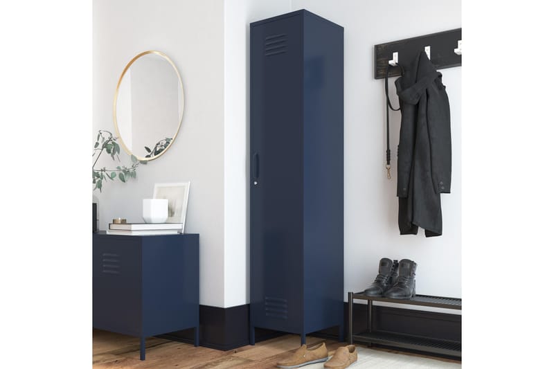 Bradford Highboard Mørkeblå - Dorel Home - Oppbevaring - Skap - Oppbevaringsskap