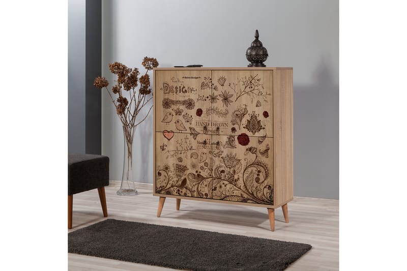 Brokind Oppbevaringsskap 111 cm - Brun - Oppbevaring - Skap - Oppbevaringsskap