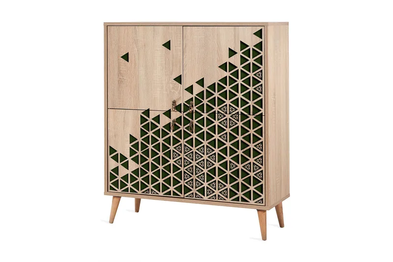 Brokind Oppbevaringsskap 111 cm - Brun - Oppbevaring - Skap - Oppbevaringsskap