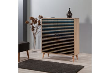 Brokind Oppbevaringsskap 111 cm - Brun/Blå - Oppbevaring - Skap - Oppbevaringsskap