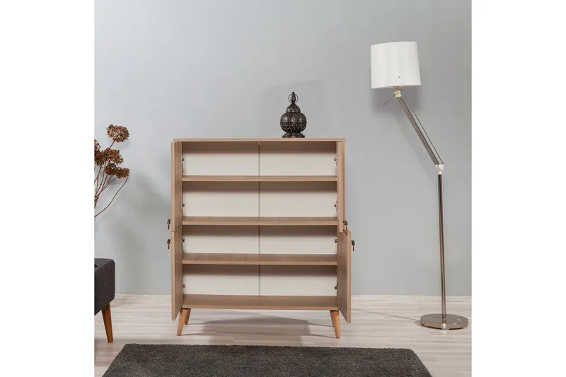 Brokind Oppbevaringsskap 111 cm - Brun/Blå - Oppbevaring - Skap - Oppbevaringsskap