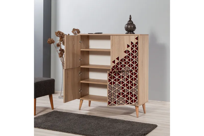 Brokind Oppbevaringsskap 111 cm - Brun/Eik - Oppbevaring - Skap - Oppbevaringsskap