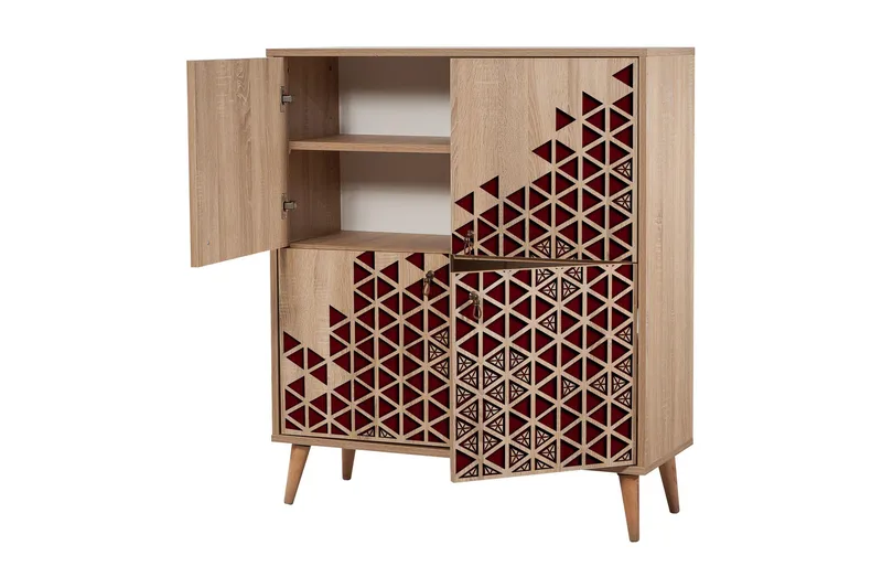 Brokind Oppbevaringsskap 111 cm - Brun/Eik - Oppbevaring - Skap - Oppbevaringsskap