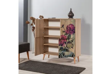 Brokind Oppbevaringsskap 111 cm - Brun/Flerfarget - Oppbevaring - Skap - Oppbevaringsskap