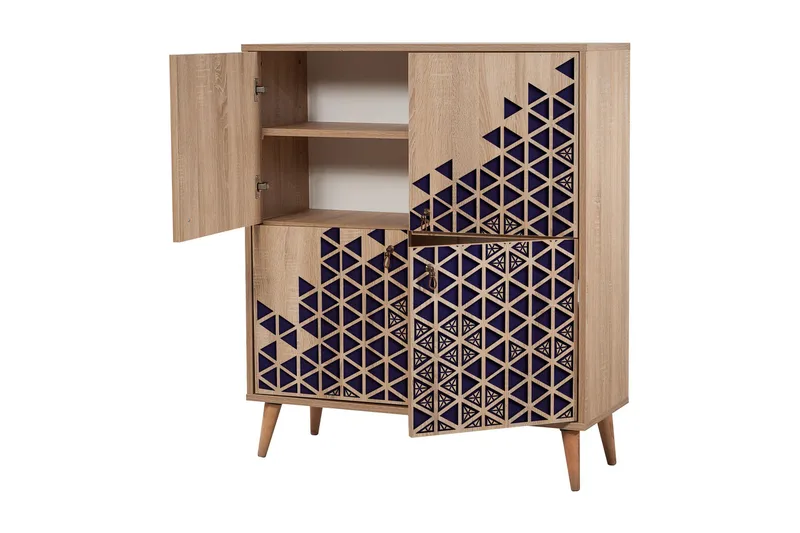 Brokind Oppbevaringsskap 111 cm - Brun/Mørkebrun - Oppbevaring - Skap - Oppbevaringsskap