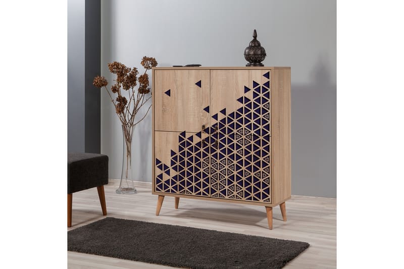 Brokind Oppbevaringsskap 111 cm - Brun/Mørkebrun - Oppbevaring - Skap - Oppbevaringsskap