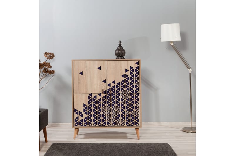 Brokind Oppbevaringsskap 111 cm - Brun/Mørkebrun - Oppbevaring - Skap - Oppbevaringsskap