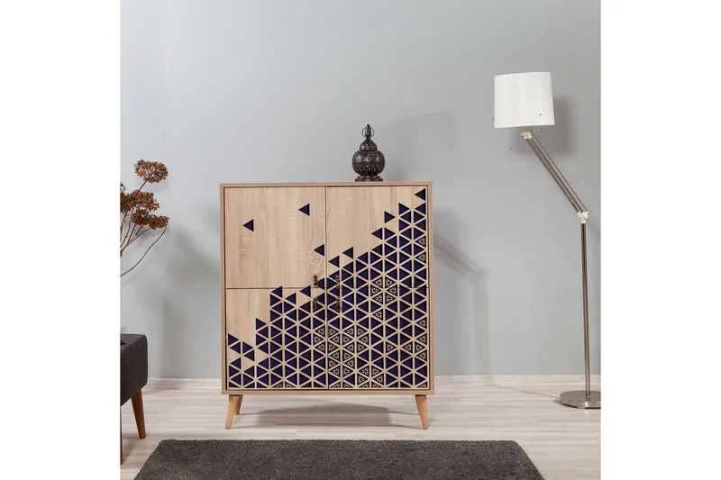 Brokind Oppbevaringsskap 111 cm - Brun/Mørkebrun - Oppbevaring - Skap - Oppbevaringsskap