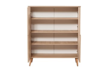Brokind Oppbevaringsskap 111 cm - Brun/Rød - Oppbevaring - Skap - Oppbevaringsskap