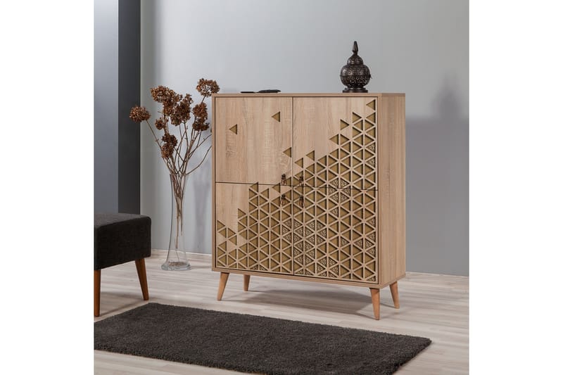 Brokind Oppbevaringsskap 111 cm - Lysebrun - Oppbevaring - Skap - Oppbevaringsskap
